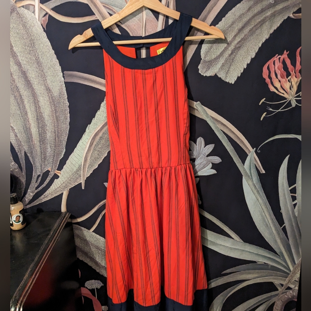 Vintage Style Striped Dress